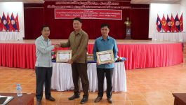 ໄຊຈໍາພອນ ສະຫຼຸບການຈັດຕັ້ງປະຕິບັດວຽກງານກໍ່ສ້າງຮາກຖານການເມືອງພັດທະນາຊົນນະບົດ ຕິດພັນກັບວຽກງານ 3 ສ້າງ