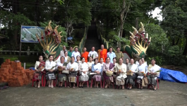 ຫຼາຍພາກສ່ວນພາຍໃນສັງຄົມປະກອບສ່ວນສົມທົບທຶນຮອນເຂົ້າໃນການກໍ່ສ້າງ-ບູລະນະປະຕິສັງຂອນ ພັດທະສິມມາ ວັດທາໂພນສັນ