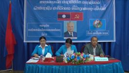 ສະຫະພັນແມ່ຍິງ ໜ່ວຍພະແນກພາຍໃນແຂວງ ດຳເນີນກອງປະຊຸມໃຫຍ່ ຄັ້ງທີ 3