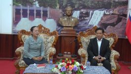ທ່ານເຈົ້າແຂວງບໍລິຄຳໄຊ ຕ້ອນຮັບປະທານກຳມາທິການເສດຖະກິດ ເຕັກໂນໂລຊີ ແລະ ສິ່ງແວດລ້ອມ