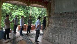 ການປະຕິສັງຂອນ ພັດທະສິມມາ ວັດທ່າໂພນສັນ ມາຮອດປັດຈຸບັນ ບັນດາໜ້າວຽກລວມ ມີຄວາມຄືບໜ້າແລ້ວ 40%
