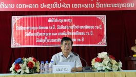 ເມືອງປາກກະດິງ ປາຖະກະຖາວັນສ້າງຕັ້ງສື່ມວນຊົນ ແລະ ການພີມຈຳໜ່າຍ ຄົບຮອບ 74ປີ