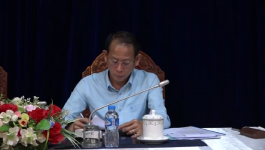 ກອງປະຊຸມສະຫຼຸບ-ລາຍງານ ຜົນການກວດສອບບົດສະຫຼຸບຂາດຕົວການຈັດຕັ້ງປະຕິບັດ ແຜ່ນງົບປະມານແຫ່ງລັດ ປະຈຳປີ 2023