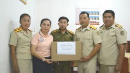 ພະແນກຕຳຫຼວດຈະລາຈອນ ປກສ ແຂວງ ບໍລິຄຳໄຊ ໄດ້ຮັບອຸປະຖໍາເຄື່ອງຮັບໃຊ້ຫ້ອງການ