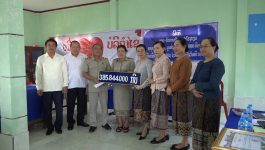 ມອບ-ຮັບ ການສ້ອມແປງໂຮງຮຽນ ອະນຸບານເມືອງປາກຊັນ
