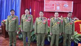 ຮາກຖານພັກ ກອງພັນປ້ອງກັນເຄື່ອນທີ່ ເປີດກອງປະຊຸມໃຫຍ່ຄັ້ງທີ I
