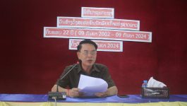 ເມືອງວຽງທອງ ປະຖະກະຖາວັນສ້າງຕັ້ງ ສະຫະພັນນັກຮົບເກົ່າ ຄົບຮອບ 22 ປີ