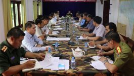 ກອງປະຊຸມ ກວດກາ ແລະ ຊຸກຍູ້ ການຈັດຕັ້ງປະຕິບັດວຽກງານ ປ້ອງກັນຕົວ-ປ້ອງກັນພາຍໃນ
