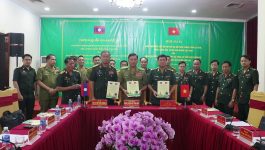 ພົບປະແລກປ່ຽນບົດຮຽນລະຫວ່າງທະຫານແຂວງ, ປກສ ແຂວງບໍລິຄຳໄຊ ແລະ ທະຫານຊາຍແດນແຂວງຮ່າຕິ້ງ ສສ ຫວຽດນາມ.