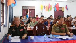 ສະຫຼຸບປະເມີນການຈັດຕັ້ງປະຕິບັດການສ້າງເມືອງ ເປັນຫົວໜ່ວຍເຂັ້ມແຂງຮອບດ້ານ ປະຈໍາປີ2024
