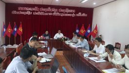 ຄະນະຮັບຜິດຊອບຂັ້ນແຂວງ ລົງຕິດຕາມການກະກຽມເນື້ອໃນກອງປະຊຸມໃຫ່ຍ ອົງຄະນະພັກ ເມືອງໄຊຈໍາພອນ ສະໄໝ IV