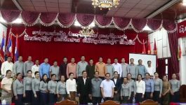 ຝຶກອົບຮົມສ້າງຄວາມເຂັ້ມແຂງໃຫ້ສະມາຊິກສະພາແຫ່ງຊາດ ປະຈຳເຂດເລືອກຕັ້ງ ສະມາຊິກສະພາປະຊາຊົນແຂວງ