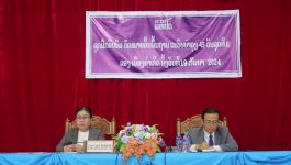 ພິທີປິດຊຸດຝຶກອົບຮົມກົດໝາຍ ຂັ້ນພື້ນຖານລະບົບບຳລຸງ 45 ວັນ ຊຸດທີ II