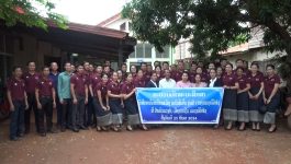 ນັກສຶກສາທິດສະດີການເມືອງ ລະບົບຂັ້ນຕົ້ນ ຮຸ່ນທີ V ແຂວງບໍລິຄຳໄຊ ທັດສະນະຢູ່ບ້ານບົວແວງຄຳ ເມືອງປາກຊັນ