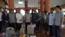ຮອງປະທານຄະນະປະຈຳສະພາແຫ່ງຊາດ ລົງຢ້ຽມຍາມປະຊາຊົນ ບ້ານ ບົວແວງຄຳ