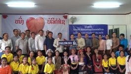 ພິທີມອບ-ຮັບໂຄງການກໍ່ສ້າງ, ສ້ອມແປງອາຄາສູນວັດທະນະທຳເດັກ ແລະ ຊຸດເຄື່ອງນຸ່ງນັກສະແດງ