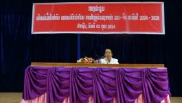ເມືອງປາກຊັນ ເຜີຍແຜ່ເນື້ອໃນແຜນແມ່ບົດຄູ່ຮ່ວມຊາຕາກຳລາວ-ຈີນ ສະບັບປີ 2024-2028