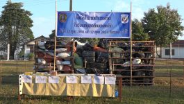 ກອງບັນຊາການ ປກສ ແຂວງບໍລິຄຳໄຊ ຈັດພິທີທຳລາຍຢາເສຍຕິດ ໃນວັນແຫ່ງຊາດຕ້ານຢາເສບຕິດຄົບຮອບ 23 ປິ