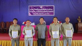 ພິທີປະກາດການຈັດຕັ້ງຮອງຫົວໜ້າຫ້ອງການສືກສາທິການ ແລະ ກິລາ ອຳນວຍການໂຮງຮຽນ ແລະ ຮອງອຳນວຍການໂຮງຮຽນ