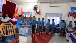 ກອງປະຊຸມໃຫຍ່ ຄັ້ງທີ VIII ສະຫະພັນແມ່ຍິງ ເມືອງປາກກະດິງ ໄດ້ສຳເລັດລົງຢ່າງຈົບງາມ