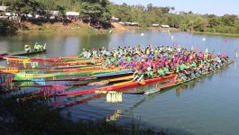 ເມືອງວຽງທອງ ສໍາເລັດການຈັດການແຂ່ງຂັນຊ່ວງເຮືອປະເພນີ ອອກພັນສາປະ ວໍຣະນາ ປະຈໍາປີ ພສ 2567