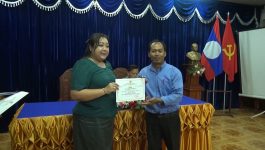 ສຳເລັດການຍົກລະດັບການສ້າງຄວາມເຂັ້ມແຂງໂຄສະນາຜ່ານສື່ສັງຄົມອອນລາຍໃຫ້ພະແນກ ຖວທ 4ແຂວງພາກກາງຢູ່ແຂວງບໍລິຄຳໄຊ