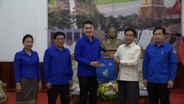 ເຈົ້າແຂວງບໍລິຄຳໄຊ ຕ້ອນຮັບການເຂົ້າພົບປະຢ້ຽມຢາມ ຮອງເລຂາ ຄະນະບໍລິຫານງານສູນກາງຊາວໜຸ່ມປະຊາຊົນປະຕິວັດລາວ