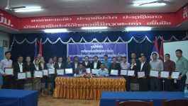 ສຳເລັດຝຶກອົບຮົມສ້າງຄວາມເຂັ້ມແຂງໃຫ້ນັກຂ່າວ-ໂຄສົກ ກ້ຽມພ້ອມຮັບໃຊ້ກອງປະຊຸມໃຫຍ່ 3 ຂັ້ນຂອງພັກ