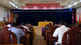 ສະຫາຍຮອງເລຂາພັກແຂວງ ລົງຊີ້ນຳວຽກງານກະກຽມກອງປະຊຸມໃຫ່ຍອົງຄະນະພັກ ເມືອງປາກຊັນ