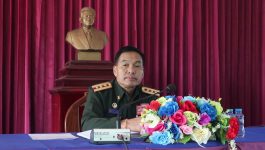 ຮາກຖານຫ້ອງເຕັກນິກ ທະຫານແຂວງບໍລິຄຳໄຊ ເຊື່ອມຊືມເອກະສານຂອງພັກ