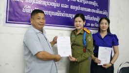 ດ່ານຊາຍແດນສາກົນປາກຊັນ ປະກາດບົ່ງຕົວແຕ່ງຕັ້ງ 2 ອົງການຈັດຕັ້ງມະຫາຊົນ