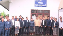 ຫົວໜ້າຄະນະຈັດຕັ້ງສູນກາງພັກ ລົງເຄື່ອນໄຫວເຮັດວຽກຢູ່ແຂວງບໍລິຄຳໄຊ