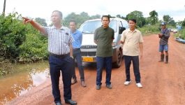 ຄະນະກຳມະການຄຸ້ມຄອງໄພພິບັດຂັ້ນເມືອງ ລົງຕິດຕາມ ແລະ ຊຸກຍູ້ຊ່ວຍເຫຼືອປະຊາຊົນຜູ້ປະສົບໄພນໍ້າຖ້ວມ